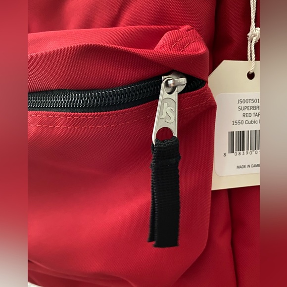 ❤️🎒 JanSport Backpack - Superbreak - Red Tape - Picture 3 of 4